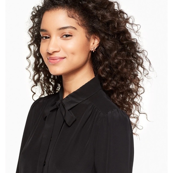 Kate Spade Bourgeois Bow Studs, Rose Gold - Picture 3 of 6